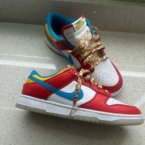 Nike x lebron James dunk low QS Fruity pebbles